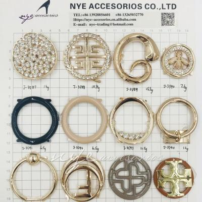 China Gold Ladies Shoe Buckle Metal Shoe Buckle Shoe Parts and Accessories Shoes Ornaments for Women Buckle for sale