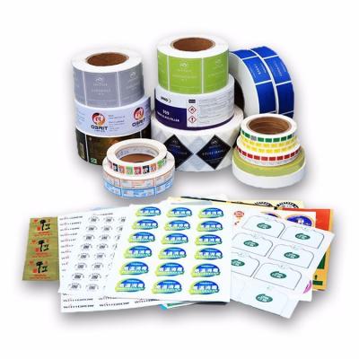 Chine Le logo d'autocollants d'affaires de vinyle de résistant à l'eau a imprimé avec le papier/matériel de PVC/animal familier à vendre