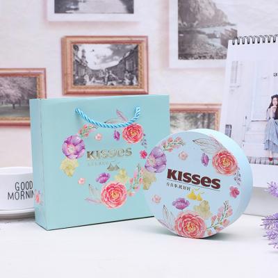 Cina Contenitori decorativi ermetici di latta, piccole latte rotonde di stoccaggio con il vassoio interno giallo in vendita