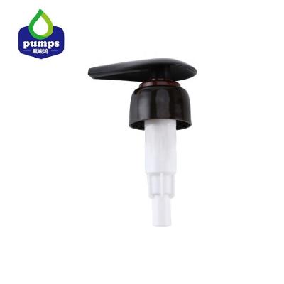 China 28 410 Black Lotion Dispenser Pump plastic Non spill OEM For 500ml Bottle for sale