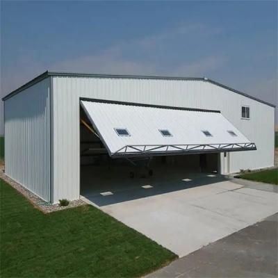 China Voorgefabriceerde metalen hangar gebouwen warmte-isolatie staal gebouw hangar Te koop