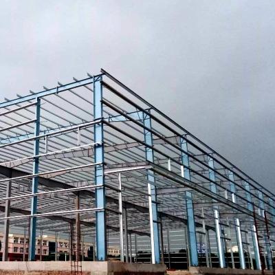 Chine Construction d'atelier de structure en acier revêtu de PVDF/PTFE/PVC avec capacité de levage par grue à vendre