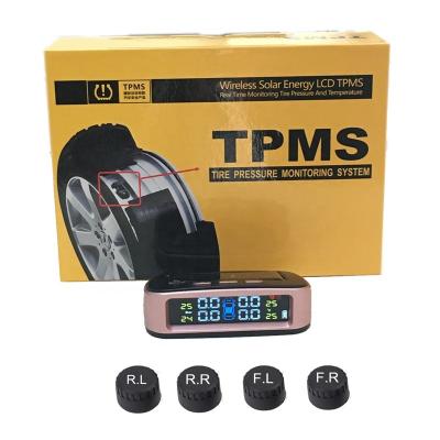 China Factory direct metal and plastic solar power car tire pressure monitor system for sale