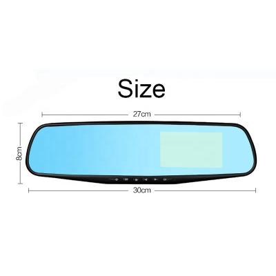 China 4.3 inch monitor mirror driving disc with 4.3 inch parking camera for sale