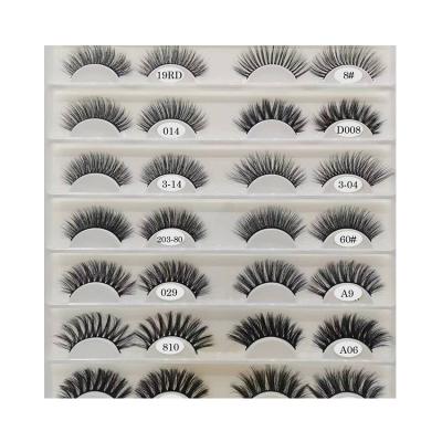 China Wholesale Online Beauty Light and Soft 3D Mink Extention Private Label Bulk Tapered Eyelashes for sale