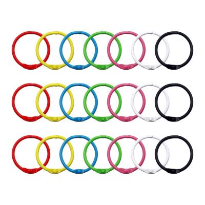 China DIY Metal Candy Color Ring And Connector Baking Paint Lobster Loop Split Key Chain Ring Key Chain Metal Accessories for sale