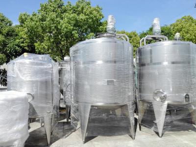 China Stainless Steel Tank 500 L + Mixing Tanks - Insulation Jacket 1.5mm+ Acid Cleaned SUS304 316 for sale