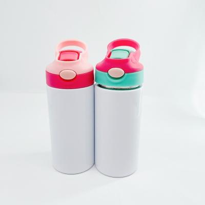 China American Style Wholesale Stainless Steel Kids Tumbler Bottle 16oz With Straw Heat Transfer Tumbler Stainless Steel For School for sale