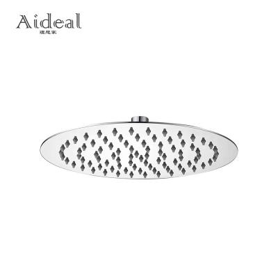 China Without Needle 8 Inch 12 Inch 10 Inch 304 Stainless Steel Overhead Mirror Finish Square 360 Ultra Thin Bathroom Shower Head for sale