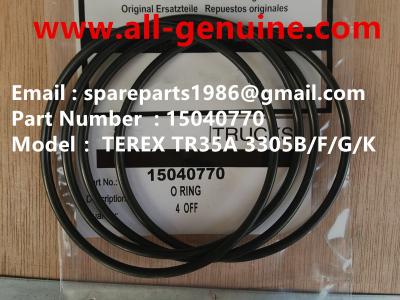 China TEREX 15040770 O RING MINING NHL DUMP TRUCK TR35 TR50 TR60 TR100 3305B 3305F 3303 3307 TR45 TR70 MT4400 for sale