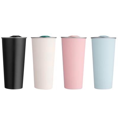 China Business Double Walled Stainless Steel Travel Coffee Mug Vacuum Insulated Coffee Cup Flask for sale