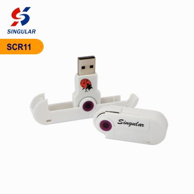 China Wireless USB Mini Smart Card Reader IC Card Reader For Finance Asset Management for sale