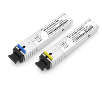 Chine mode unitaire optique d'émetteur-récepteur de fibre de 1.25Gbps SFP pour le réseau élevé de largeur de bande à vendre