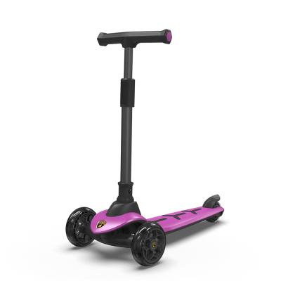 China Fat Child Lamborghini Frame Purple Folding Wheel Scooter Balance Bike Kids Boys for sale