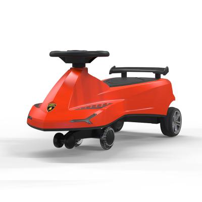 China Ride On Toy Lamborghni New Arrivals Outdoor Red Kids Ride On Swing Car PU Wheel for sale