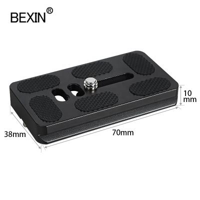 China Aluminum Alloy Arca Mini Tripod Swiss Wholesale Head Clamp Base Mount Camera Base Adapter Quick Release Dish For DSLR Digital Camera for sale
