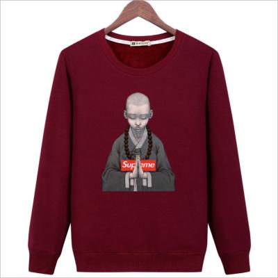 China High Quality Anti-Wrinkle OEM Add Heavy Oversized Wool Rollover Fleece Neck Sweatshirt OEM High Quality Fake for sale