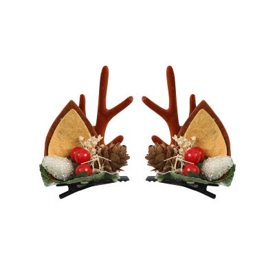 China Fashion Christmas Hair Accessories Clip In Hair Clips For Girls Claw for sale