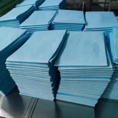 China Blue Hospital Hygiene Disposable Underpad For Hospital Use for sale