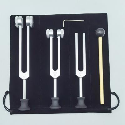 China 128Hz 256Hz 512Hz Metal Sound Healing Tuning Forks Set for Body Shelf Life 1 Year for sale