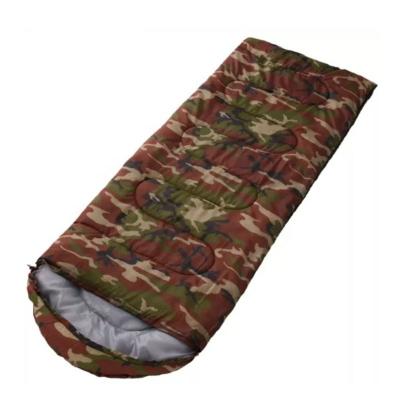 China Equipment Factory Supply Youth Portable Simple Adult Thick Comfortable Envelope Cotton Filling Indoor Outdoor Camping Warm Sleeping Bag for sale
