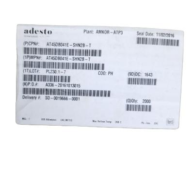 China FLASH IC AT45DB041E-SHN2B-T AT45DB041E-SHN2B AT45DB041 Minimum Serial Flash Memory 4-Mbit DataFlash (with extra 128-Kbits) 1.65V SPI for sale