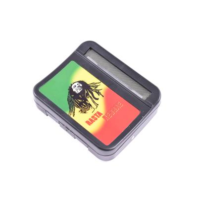 China Marley Viable Weed Bob Accessories Logo Custom Plastic Tobacco Roller Cigarette Smoking Blunt Rolling Machine for sale