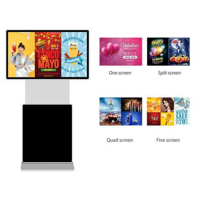 China De Kioskvertoning Lcd die van het 55 Duim Roterende Touche screen Verticale Interactief adverteren Te koop