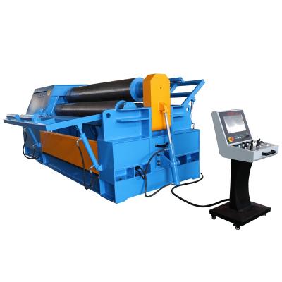 China Steel Plate Bending W12NC-25x2500 four rollers plate bending machine plate roll bending machine 4 axis metal bending machine for sale