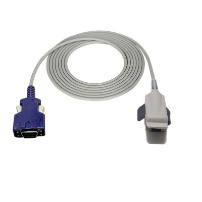 China Puntas de prueba del oxímetro del pulso del Pin del DB 14, sensor reutilizable de Covidien Spo2 en venta