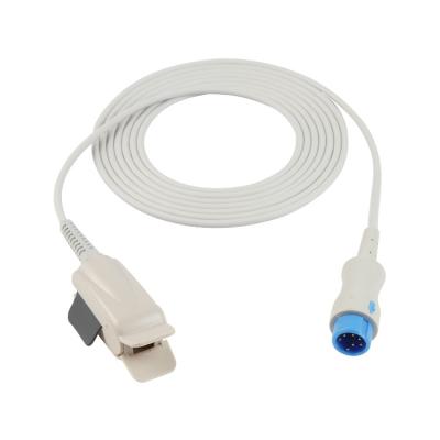 China Sensor del adulto Spo2 de Mindray con la ronda 7 Pin Keyed Connector For T5/T8 en venta