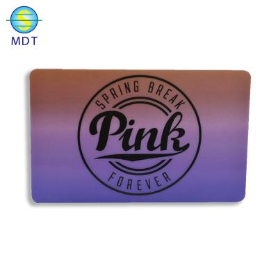 China Durable Wholesale Mdt O PVC Cards Plastic Gift Card Promotion for sale