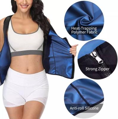 China Women's Fitness Shapewear Speed Wicking Corset Neoprene Zipper Body Shaper Sauna Vest Anti-UV for sale