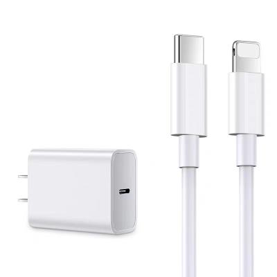 China New Product Eu/us/uk PD Adapter 20W Fast Charger Cable Au Cell Phone Wall Charging Au High Speed Type C Fast Charger Cable for sale