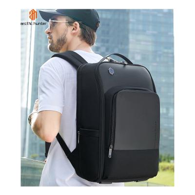 China With Traveling Bags Hunter Waterproof Bagpack Man Durable MicroFiber USB Leather Arctic Luxury Laptop Rucksack Travel Bags For Men for sale