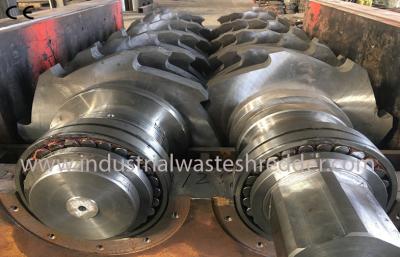 China Lâmina de aço do eixo Waste do dobro da máquina da retalhadora da sucata para aparas do metal à venda