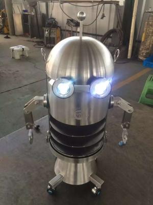 中国 ステンレス鋼製ピザプラネット ロボットは 客席の食卓までピザを運ぶために作られています 販売のため