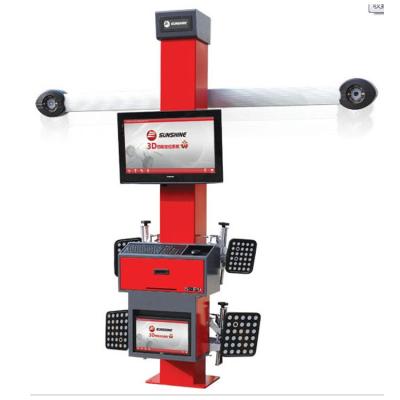 China Máquina de alineación de neumáticos de seguimiento automático Sunshine S90MAX con protección contra sobrevoltaje en venta