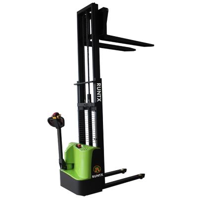 China Full Hydraulic Systems 2ton Rack Drive Electric Pallet Stacker Electric Forklift for sale