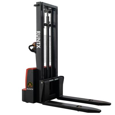 China Apply to Double Decker Pallet 1.0ton 1.5 Ton Electric Stacker For Warehouse Walkie Type Equipment for sale