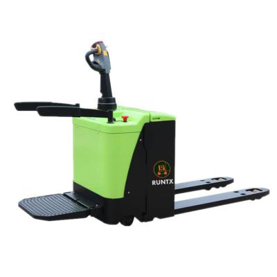 China Hotels China AC 1500kg Cheap Price Semi Electric Hand Pallet Jack / Lithium Battery Operated Pallet Truck Forklift for sale