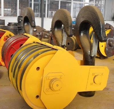China Asamblea de gancho de elevación industrial forjada pesada de la grúa, 20 toneladas en venta