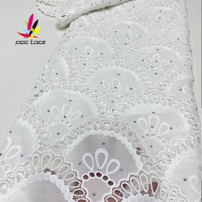 China 2021 Latest Viable Hot High Quality Yards Of Guangzhou White African Net Fabric 5 Asoebi Mesh Cotton Cord Chiffon Lace for sale
