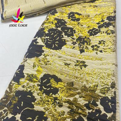 China Sustainable Newcomer African Jacquard Printed High Quality Lace Brocades for sale