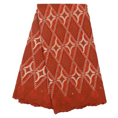 China 2019 Viable Latest African Swiss Voile Lace Embroidered African Nigerian Lace Lace Fabric for sale