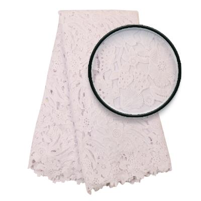 China Sustainable High Quality Lace Fabric Embroidery Lace Materials Cotton Lace For Party / Wedding for sale