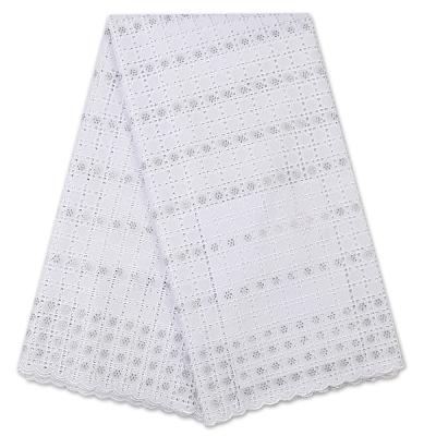 China Viable African Rope Guipure Lace Fabric 2021 High Quality Nigerian Milk Silk Lace Fabric Water Soluble For Wedding Rope Lace for sale