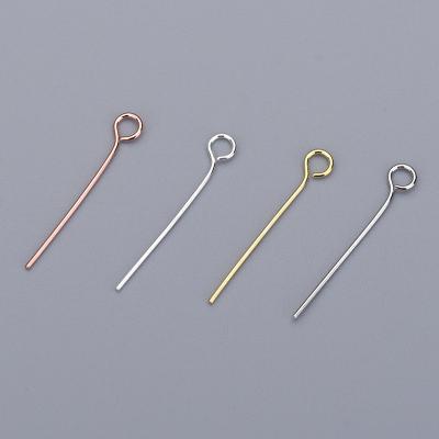 China 925 Sterling Silver S925 Sterling Silver Handmade 9 Shaped Ring Needle DIY Jewelry Accessories Silver Rope Threading Hand String Beads Hanger for sale