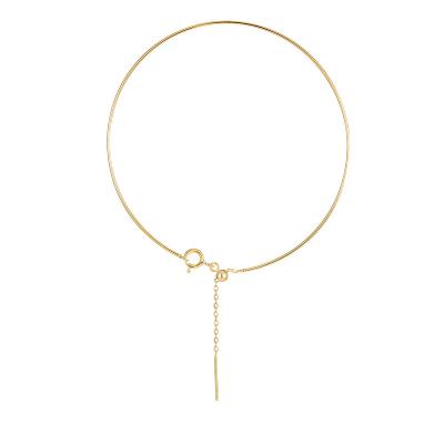 China Wholesale FREE CLASSIC student silver simple chain pendant bone snake necklace S925 temperament of accessories for sale