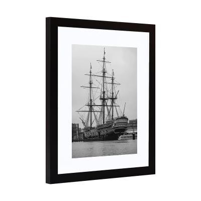 China Photo Frame Photo Display Hot selling wall hanging wooden photo frame 11x17 / custom large size wood picture frame wholesale for sale